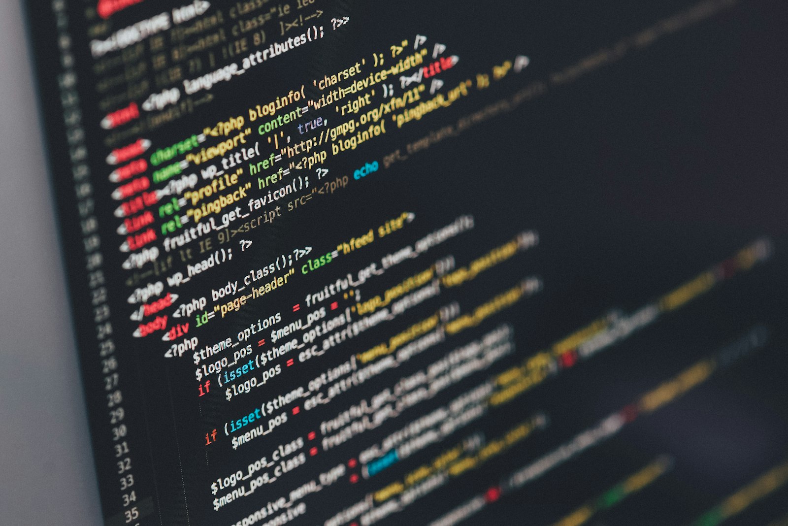 Developer coding